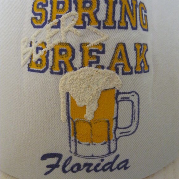 Vintage Spring Beer Break Florida Snapback Hat - Picture 2 of 3